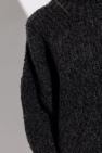 TOTEME GREY Relaxed-fitting turtleneck sweater