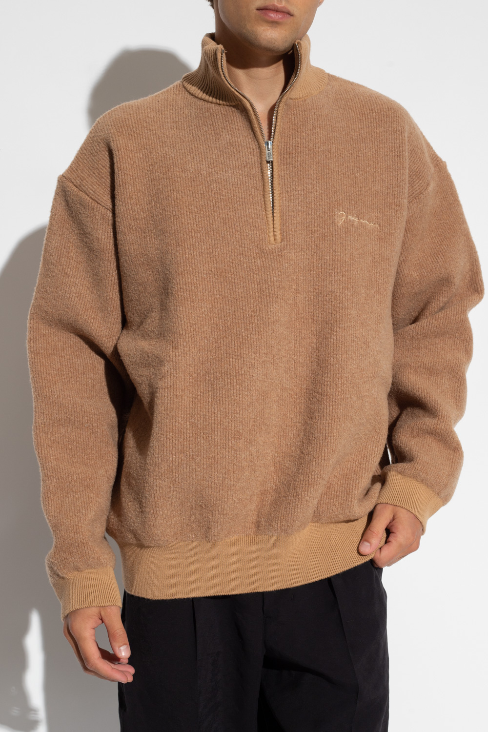 Jacquemus ‘Berger’ dry sweater with logo