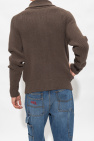 Jacquemus BROWN ‘Meunier’ sweater with high neck