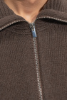Jacquemus BROWN ‘Meunier’ sweater with high neck