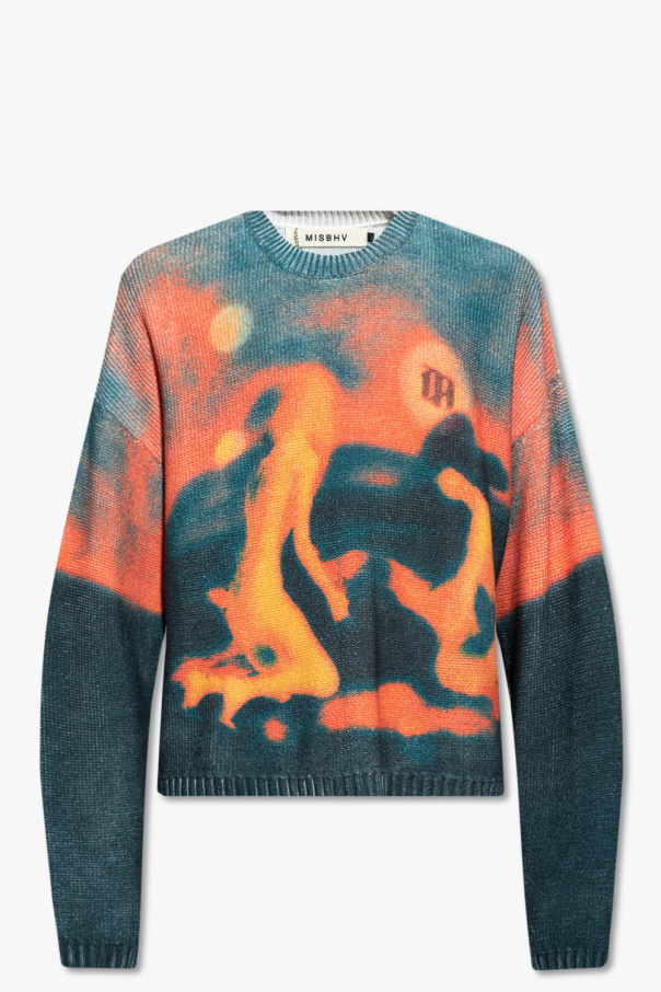 MISBHV Patterned ebony sweater