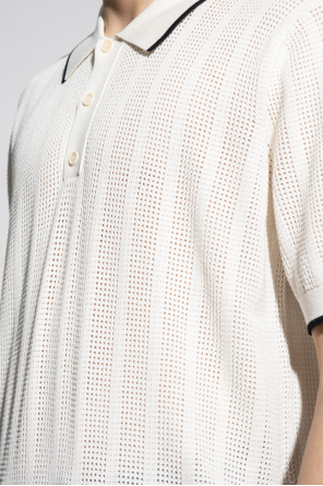 Dries Van Noten Textured Bear polo shirt