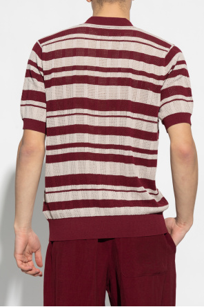 Dries Van Noten Striped Sneakers polo shirt