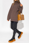 TOTEME BROWN Wool turtleneck sweater