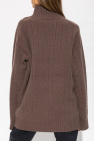 TOTEME BROWN Wool turtleneck sweater