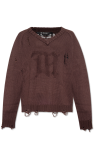 balenciaga allover logo sweater item