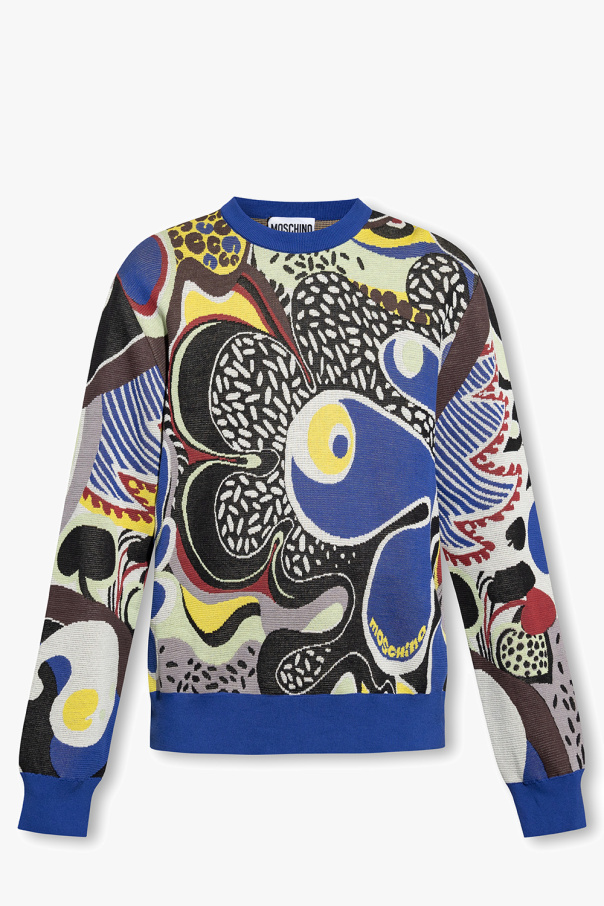 Moschino Patterned logo sweater