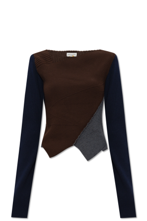 Asymmetrical wool sweater od Dries Van Noten