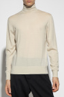 Dries Van Noten cream Wool turtleneck sweater