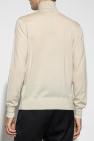 Dries Van Noten cream Wool turtleneck sweater