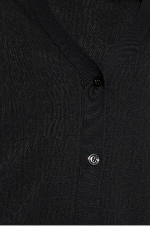 Moschino Monogrammed wool cardigan