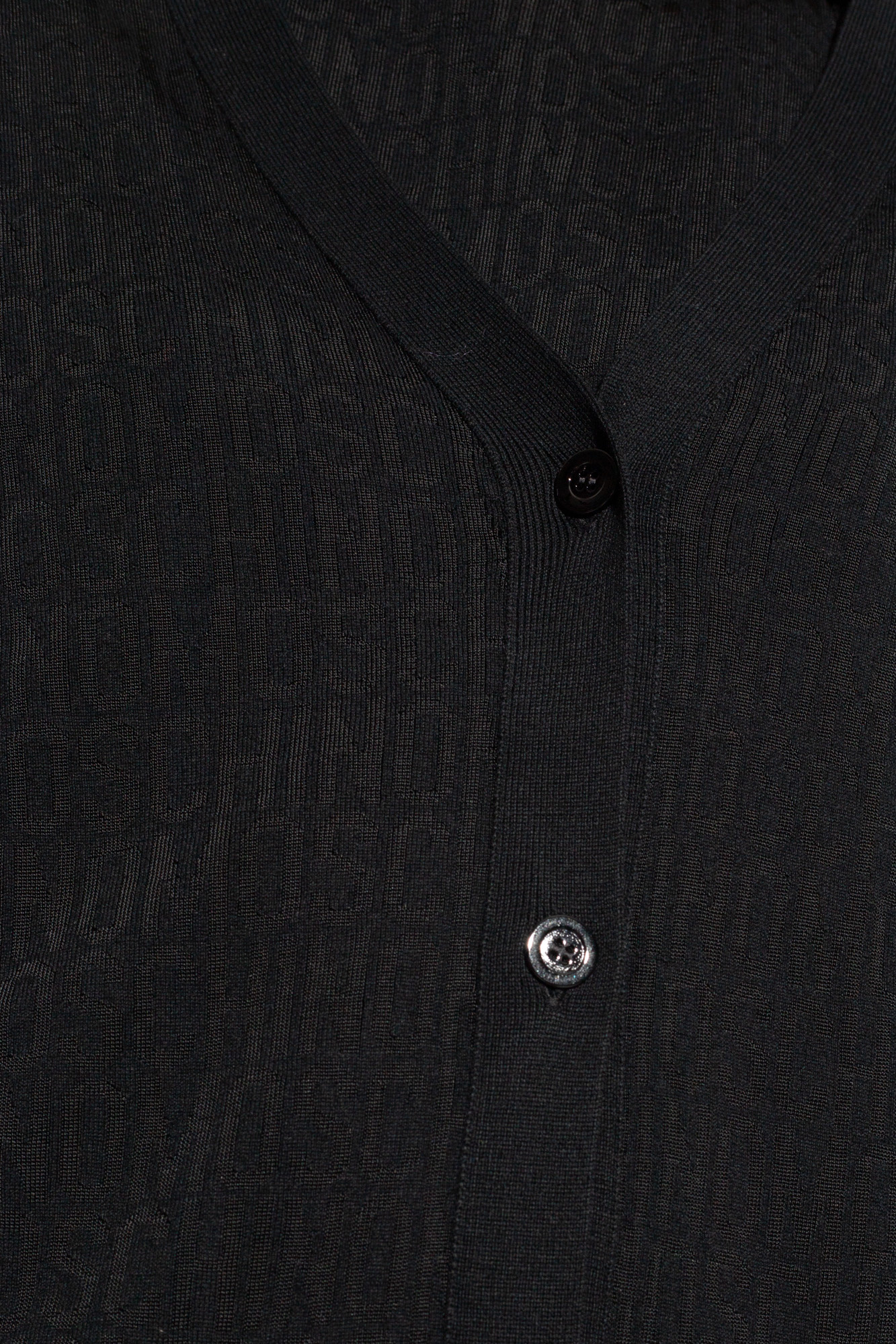 Moschino Monogrammed wool cardigan