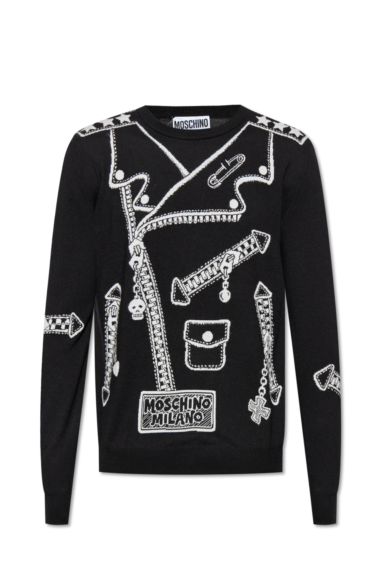 Black Wool sweater Moschino - Vitkac Spain
