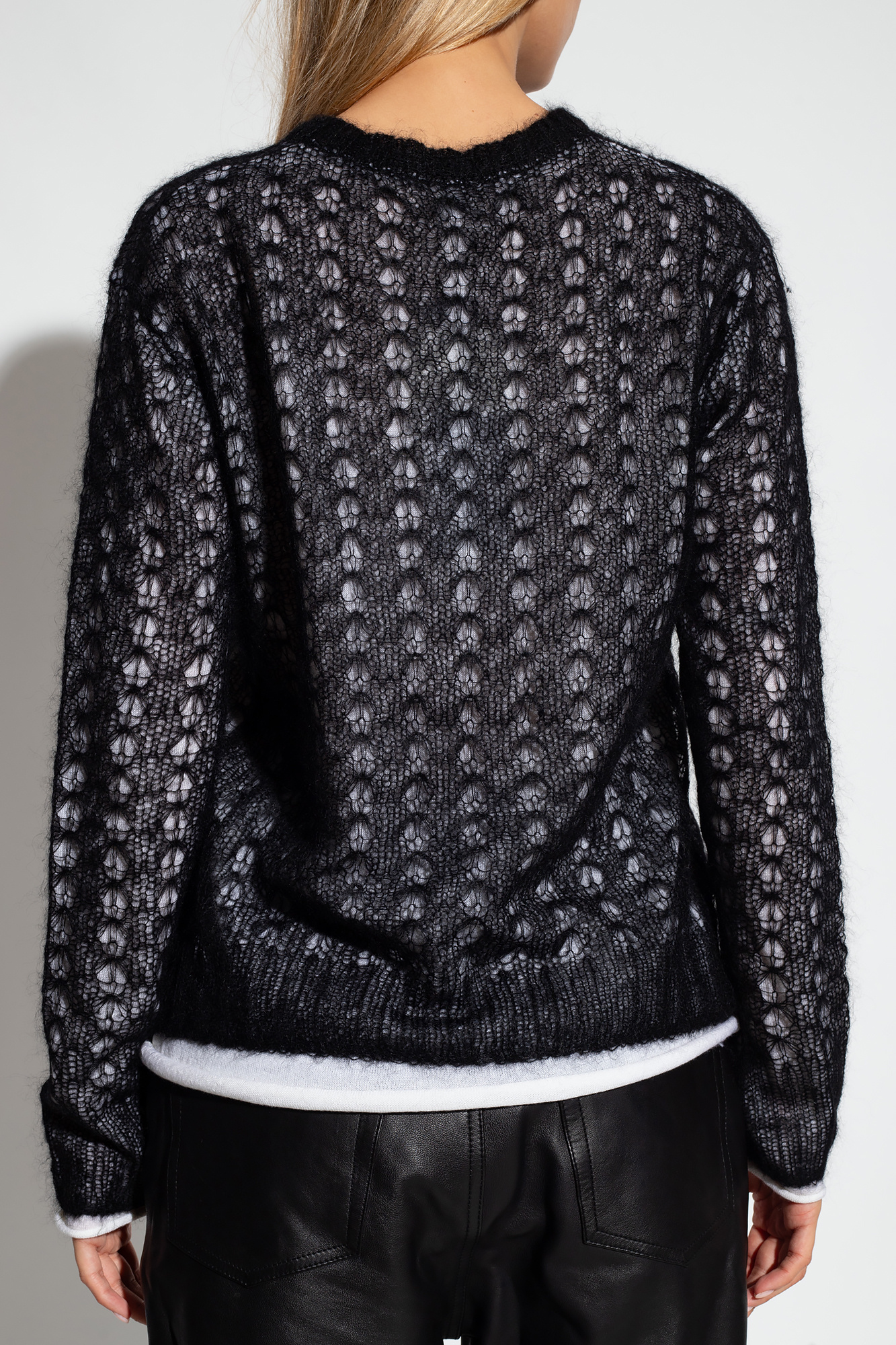 TOTEME sweater biker with stitching details