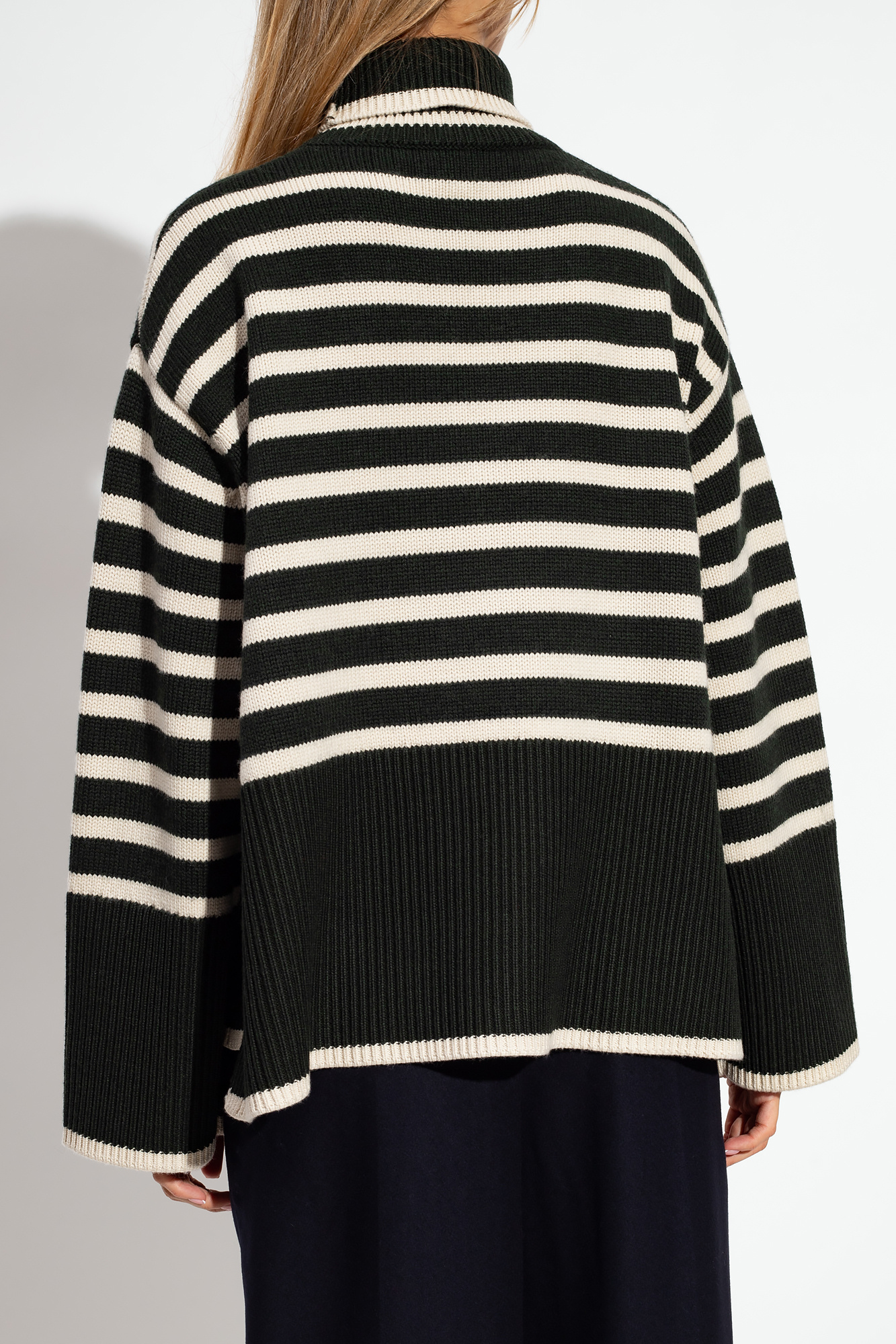 TOTEME Striped turtleneck sweater