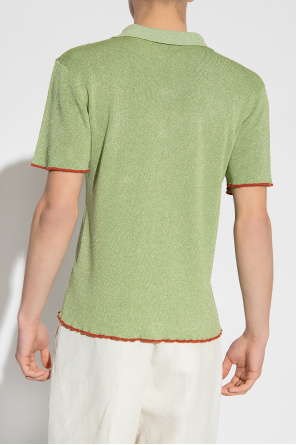 Jacquemus ‘Prata’ shirt POLO with lurex threads