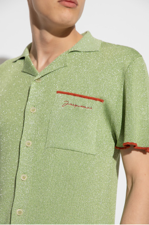 Jacquemus ‘Prata’ shirt POLO with lurex threads