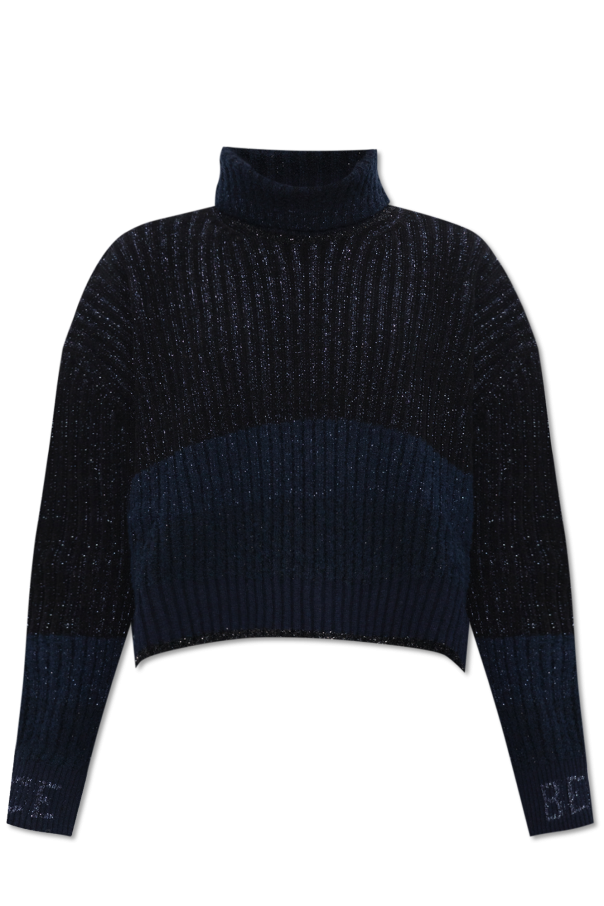 Iceberg Ribbed plush sweater