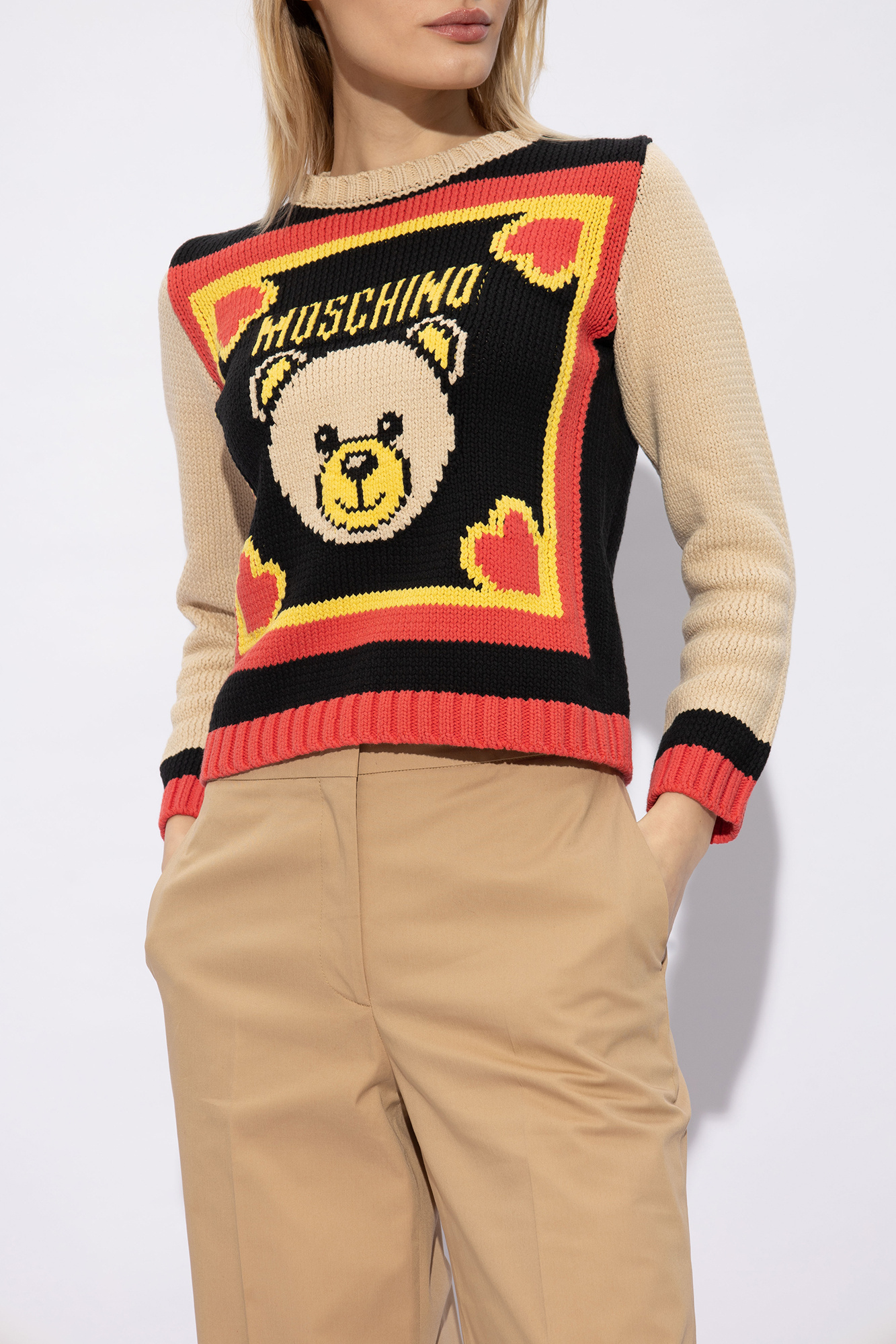 Moschino Sweater with teddy bear motif