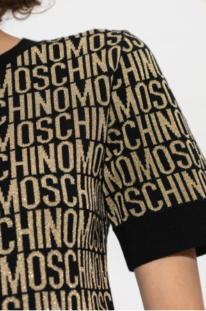 Moschino Sweter z logo