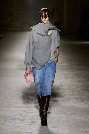 Dries Van Noten Sweatshirt with stand-up collar