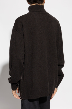 Dries Van Noten Turtleneck with sewn-in zippers