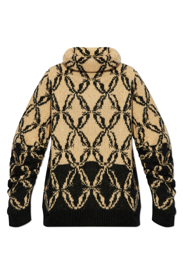 Dries Van Noten Patterned Turtleneck