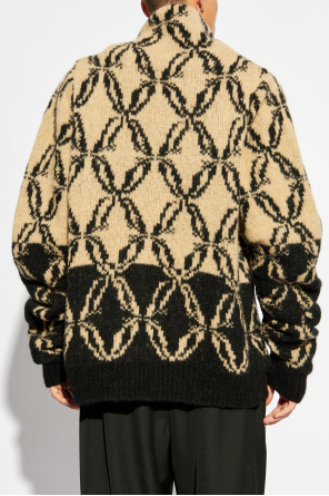 Dries Van Noten Patterned Turtleneck