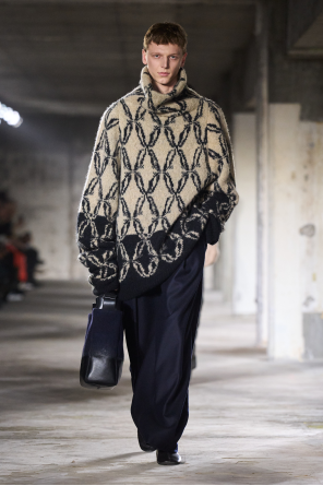 Dries Van Noten Patterned Turtleneck