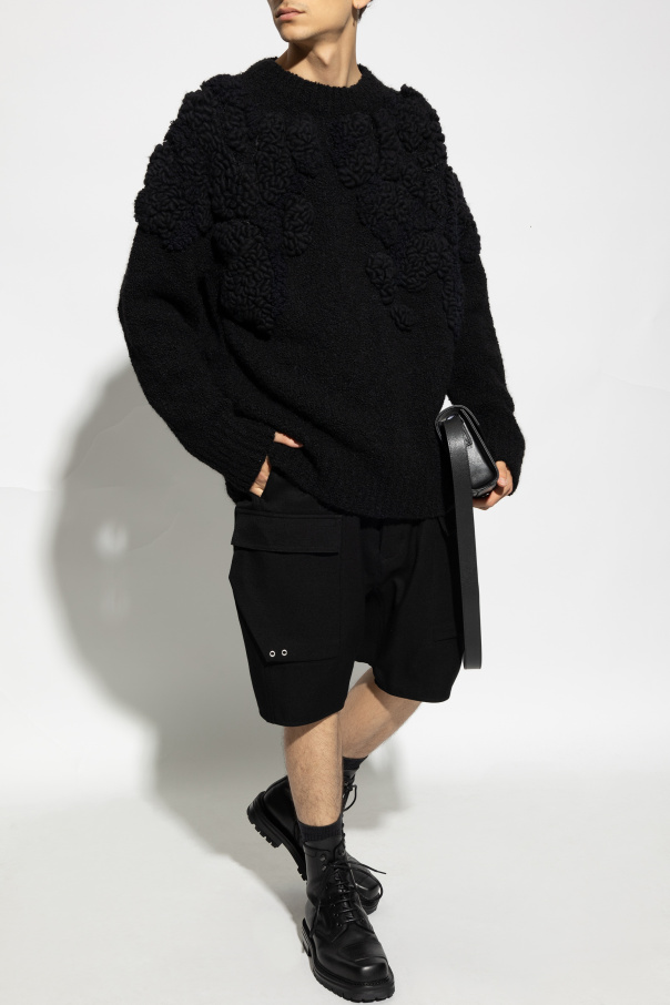 Dries Van Noten Sweater with decorative knit finish