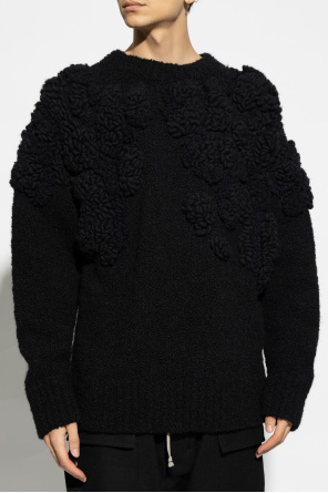 Dries Van Noten Sweater with decorative knit finish