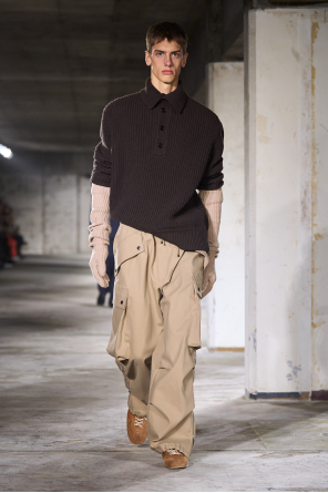 Dries Van Noten Sweater with stand-up collar