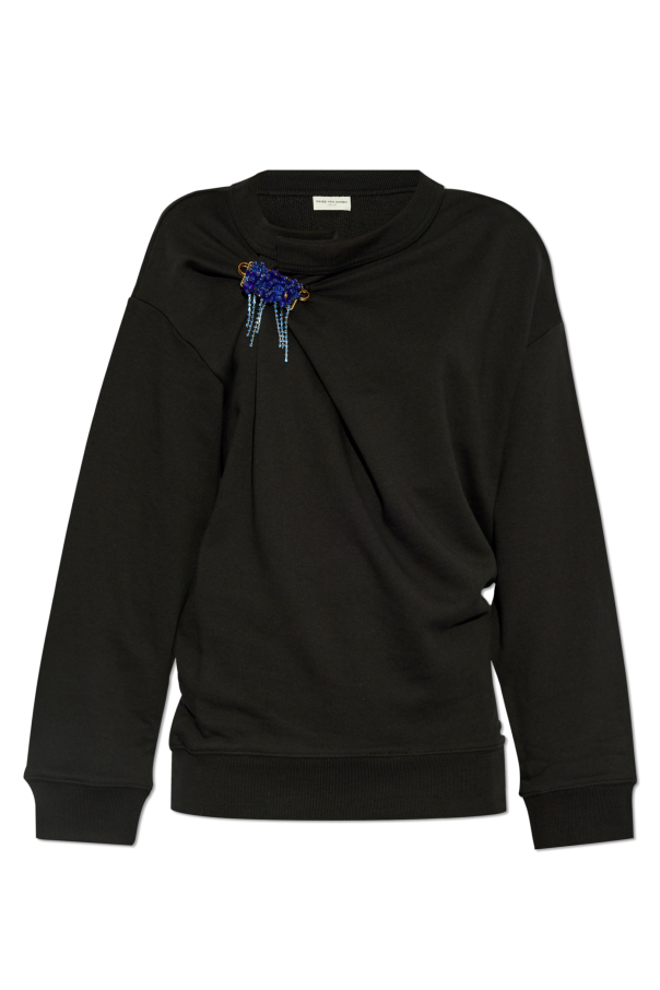 Dries Van Noten Sweatshirt with appliqué