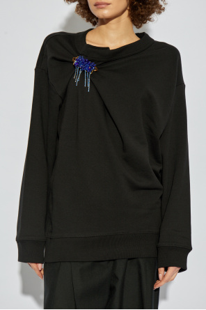 Dries Van Noten Sweatshirt with appliqué