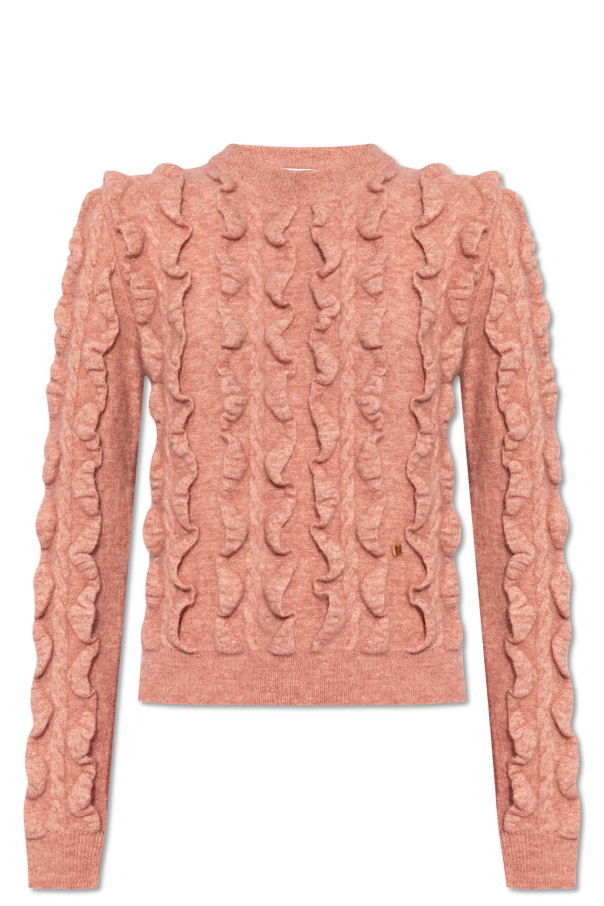 Moschino Sweter z falbanami