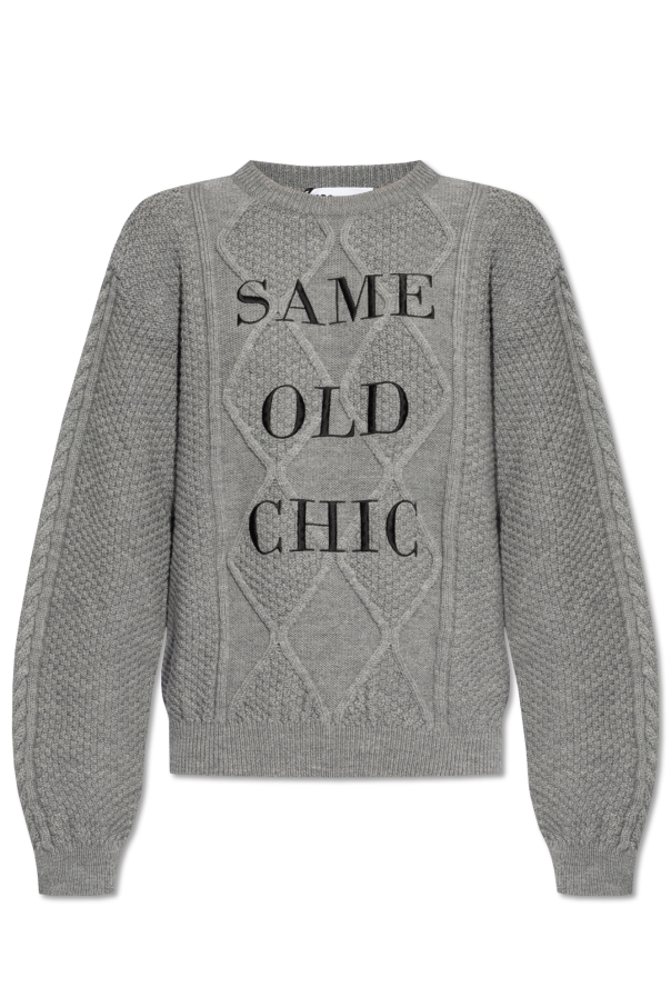 Moschino Jumper with decorative knit