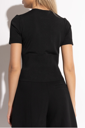 Jacquemus Top with logo appliqué