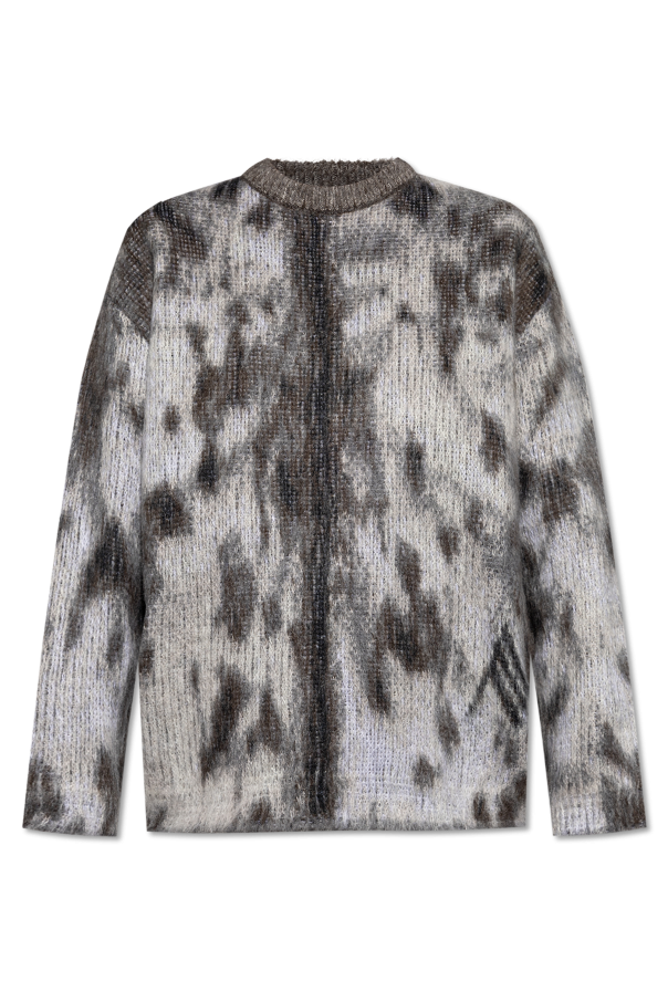 The Attico Sweater with mohair finish