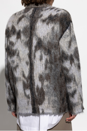 The Attico Sweater with mohair finish