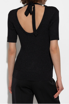 Dries Van Noten Top with shimmering appliqués