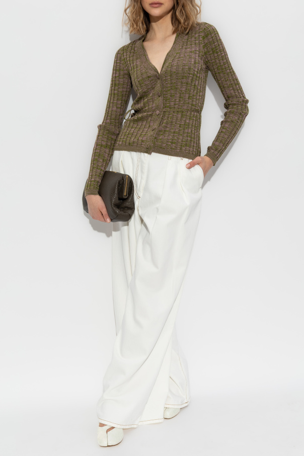 Dries Van Noten Ribbed Cardigan