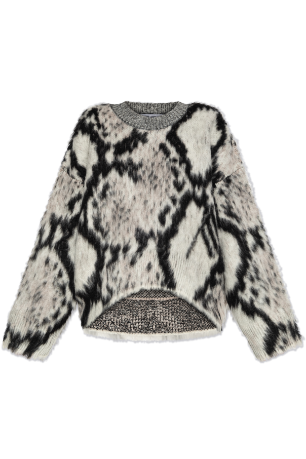 Sweater with wool trim od The Attico