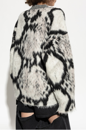 The Attico Sweater with wool trim