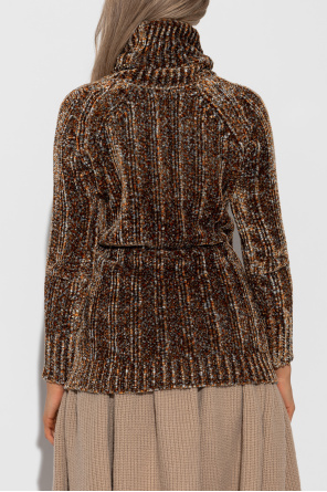 Dries Van Noten Velour turtleneck ‘Tagic’