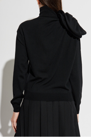 Moschino Turtleneck de lana con apliqué