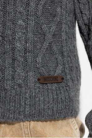 Moschino Cardigan with decorative knit