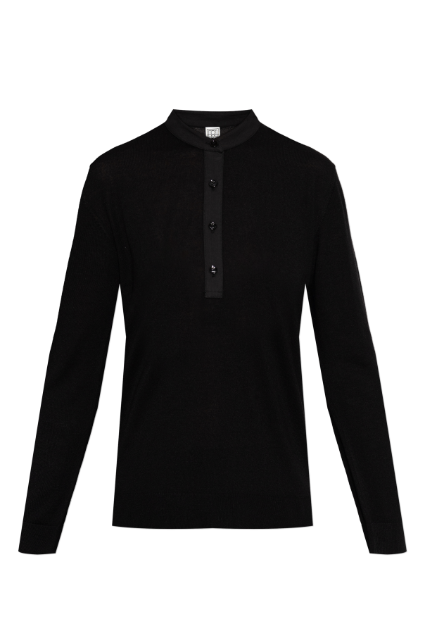 Wool top with long sleeves od TOTEME