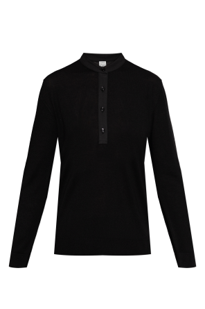 Wool top with long sleeves