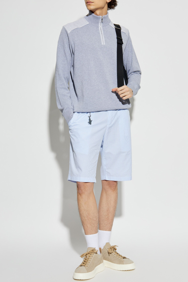 Paul & Shark Sweter z dekoltem zapinanym na zamek