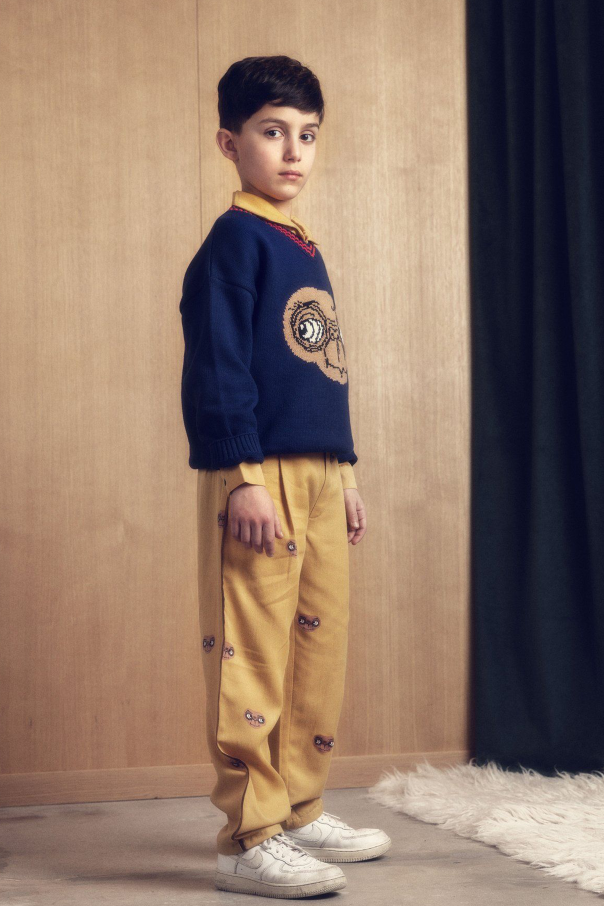 Mini Rodini Suéter con estampado